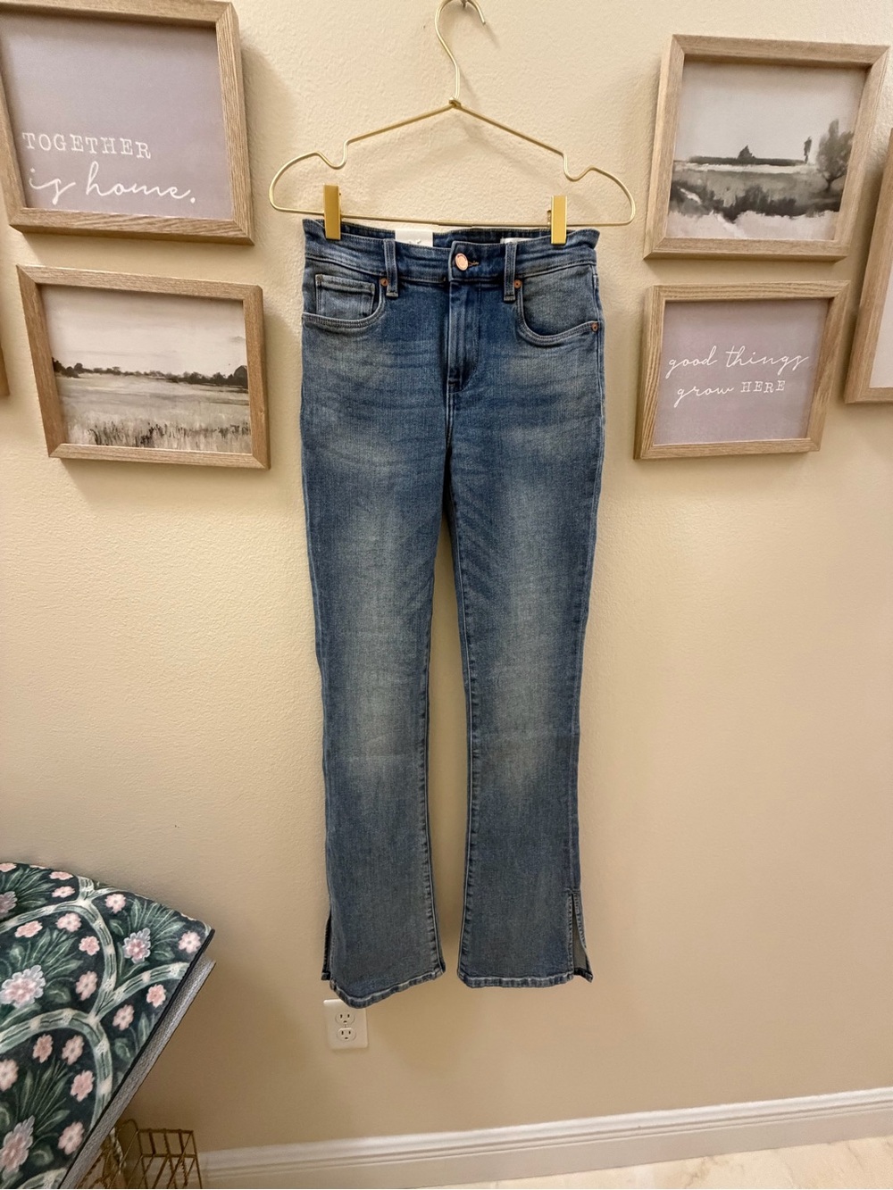 Blank NYC Midwash Flare Jeans - Blue